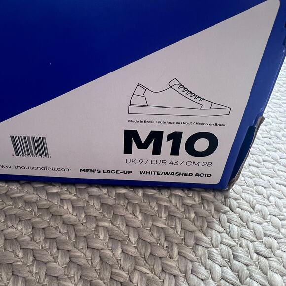 Thousand Fell Mens Lace Up Sneaker Sz 10 - Picture 3 of 10